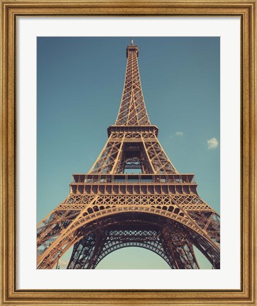Framed Vintage Eiffel Print