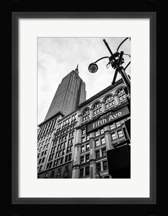 Framed Down the Streets of New York Print