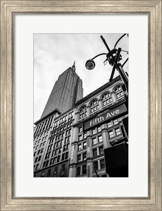 Framed Down the Streets of New York Print