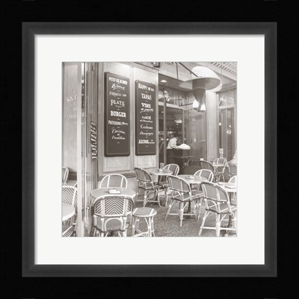 Framed French Cafe Print