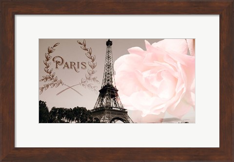 Framed Vintage Paris Print