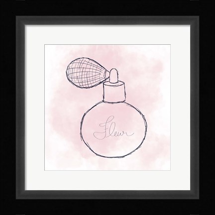 Framed French Perfume I Print