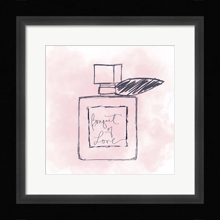 Framed French Perfume II Print