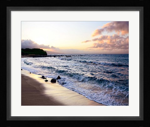 Framed Sunset Beach Print