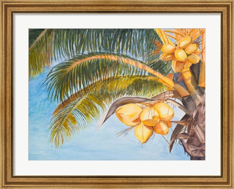 Framed Coconut Palm Trees Print