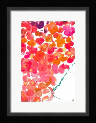 Framed Dot Garden II Print