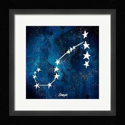 Framed Scorpio Print