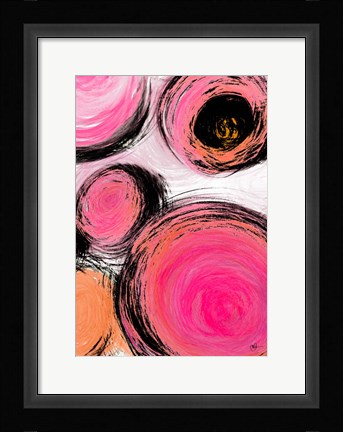 Framed Contempo Bubbles Print