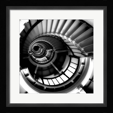 Framed Spiral Staircase Print