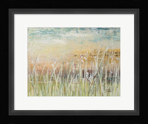 Framed Muted Grass Print