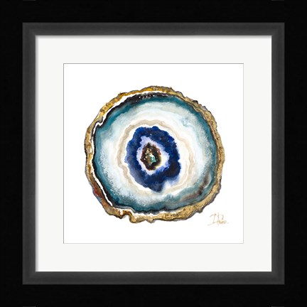Framed Agate Watercolor II Print