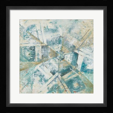 Framed Beach Umbrella Abstract II Print