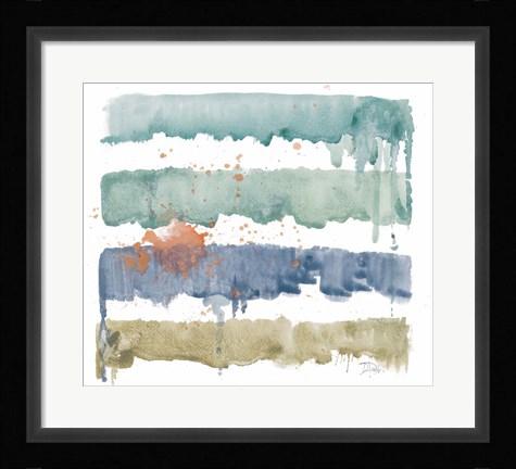 Framed Fashion Colors Palette Print