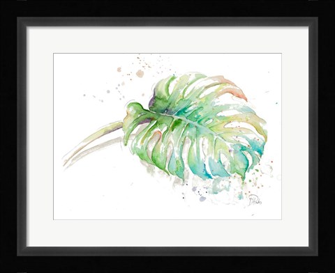 Framed Tropical Monstera Print