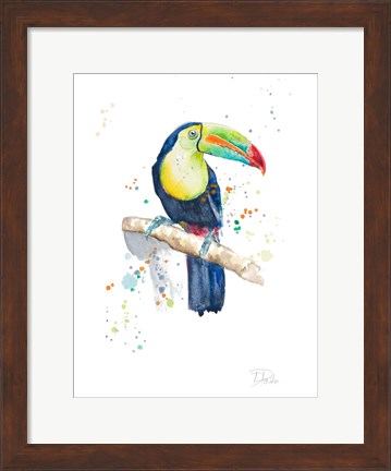 Framed Watercolor Toucan Print