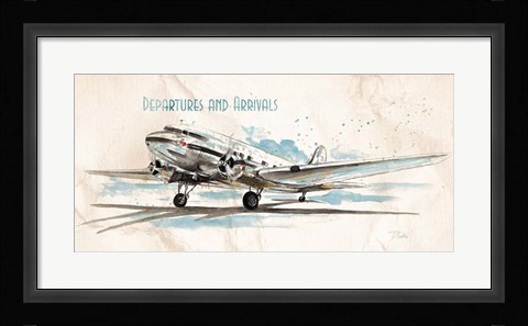 Framed Departures &amp; Arrivals Print