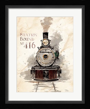 Framed Station Bound No.416 Print
