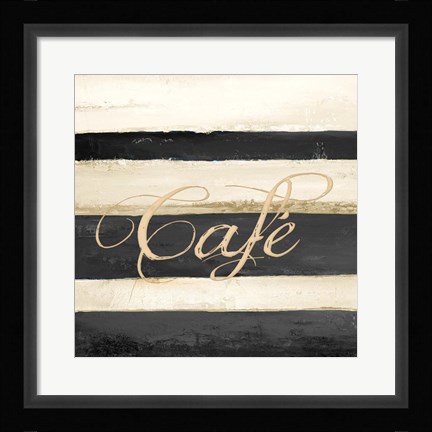 Framed Cafe Print