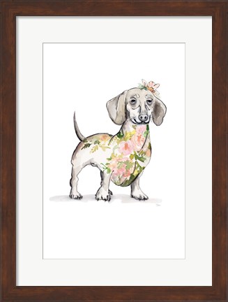 Framed Happy Doggie Print