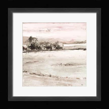 Framed Muted Forest Square II Print