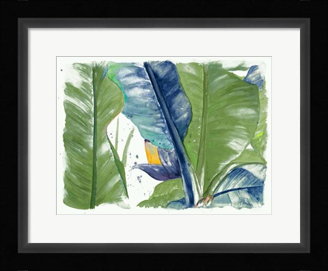 Framed Fresh Banana Plantain Vibrant Print