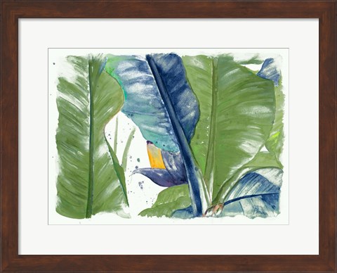 Framed Fresh Banana Plantain Vibrant Print