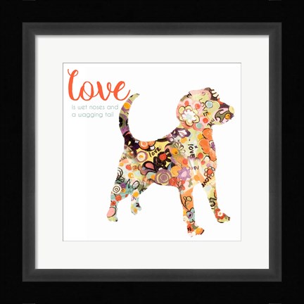 Framed Pet Love II Print