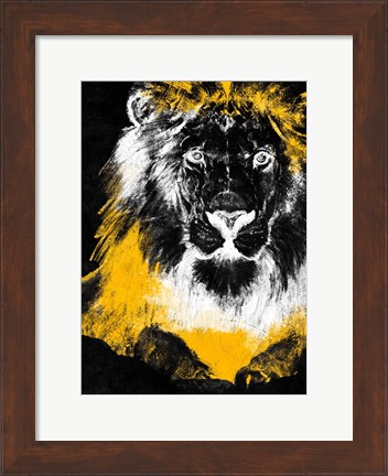 Framed Stained Safari I Print