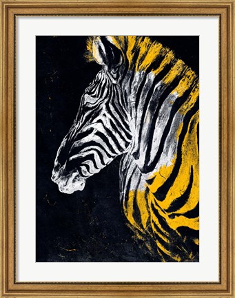 Framed Stained Safari II Print
