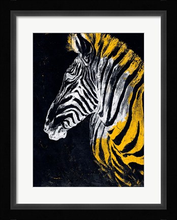 Framed Stained Safari II Print