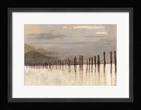 Framed Hidden Pier Print