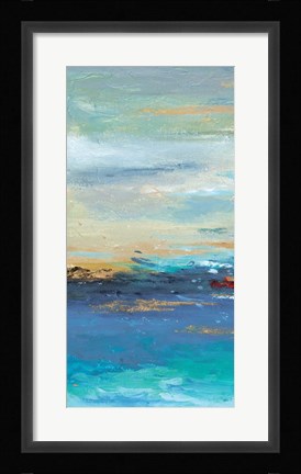 Framed Sea Mystery Panel I Print