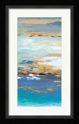 Framed Sea Mystery Panel II Print