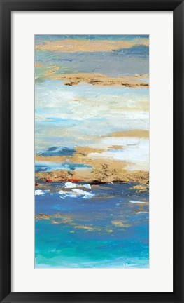 Framed Sea Mystery Panel II Print