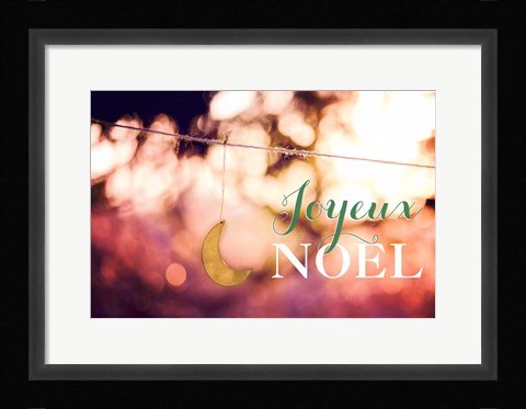 Framed Joyeux Noel Print