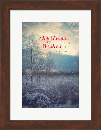 Framed Christmas Wishes Print