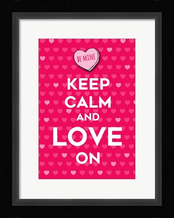 Framed Be Mine Print