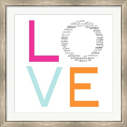 Framed LOVE Print
