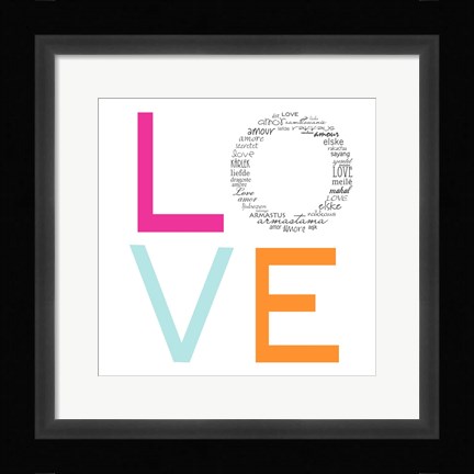Framed LOVE Print