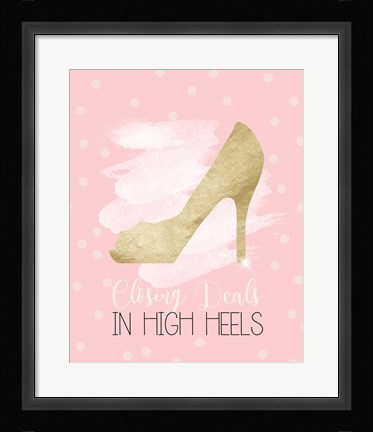 Framed Closing Deals Print