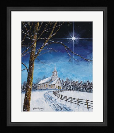 Framed Bright Star Print