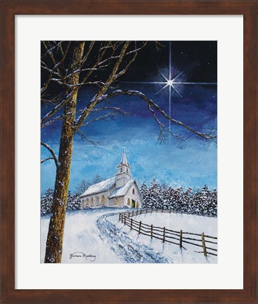 Framed Bright Star Print