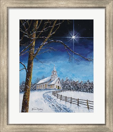 Framed Bright Star Print