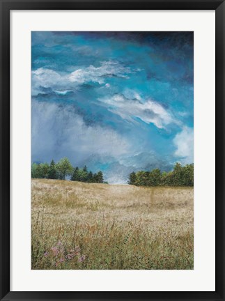 Framed Approaching Storm (no barn) Print