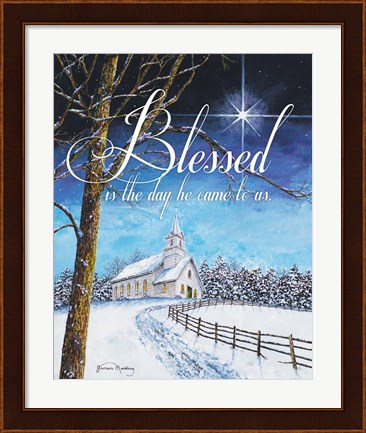 Framed Blessed Church Print