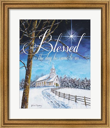 Framed Blessed Church Print