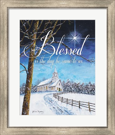 Framed Blessed Church Print