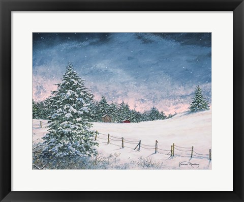 Framed Winter Mornings Print