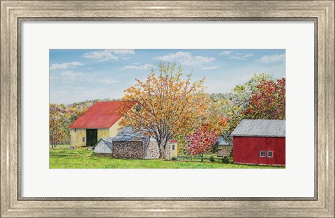 Framed Autumn&#39;s Colors Panel Print