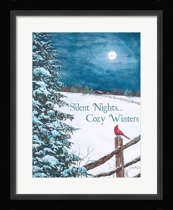 Framed Cozy Winters Print